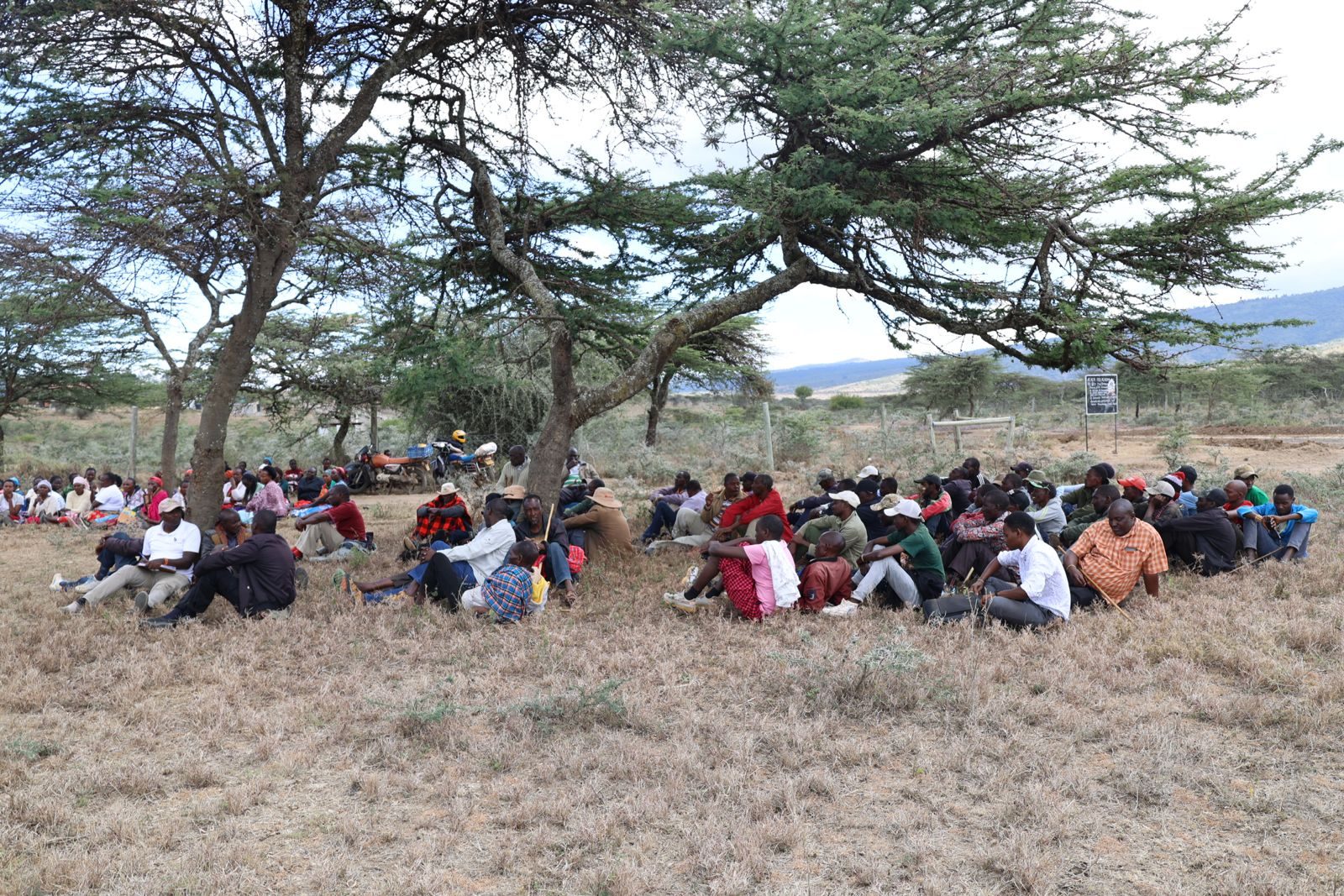 OotuFund community livelihood programme members gathered in Laikipia, Kenya